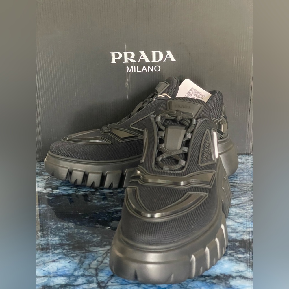 Prada Cloudbust Thunder Cloth Trainers - Picture 2 of 5